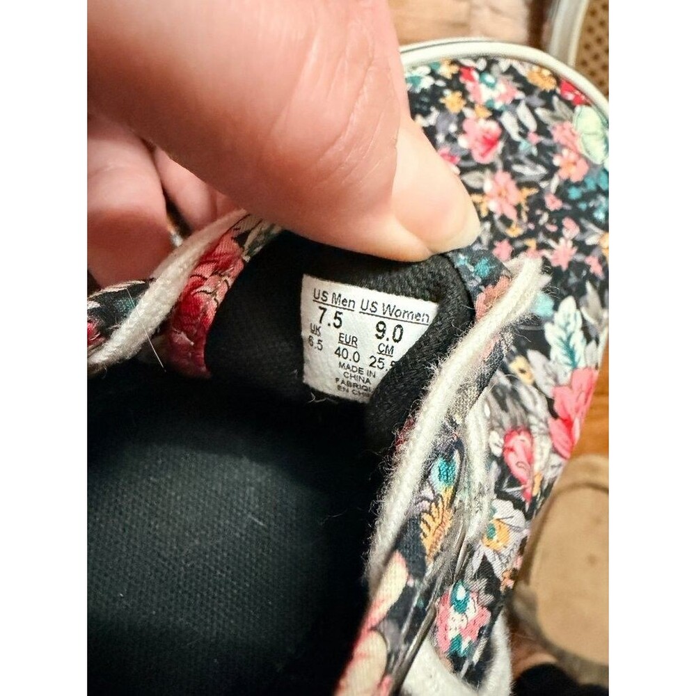 Vans Floral Canvas Sneakers